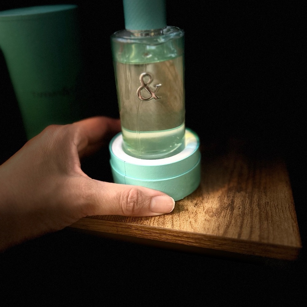 Tiffany & Co. Aqua Blue Perfume Bottle